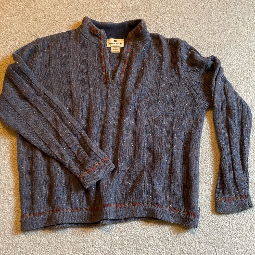 Vintage Woolrich Half Zip Sweater